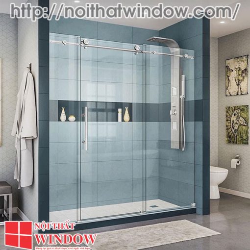 Cabin Phòng Tắm Kính Cường Lực Mở Lùa