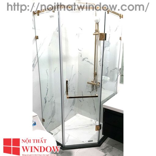 Cabin Phòng Tắm Kính Cường Lực Mở Quay