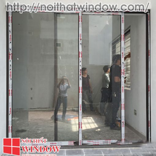 Cửa Đi Mở Trượt 2 Cánh Nhôm Xingfa