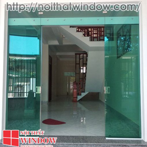 Cửa Kính Cường Lực Lùa 2 Cánh