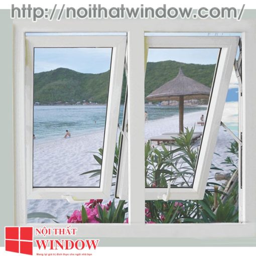 Cửa Sổ Mở Hất 2 Cánh Nhôm Xingfa