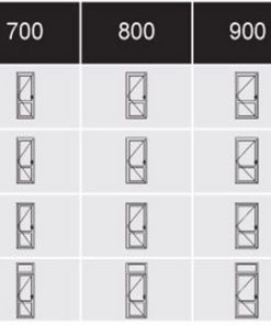 Thông Số Kỹ Thuật Của Cửa Đi Mở Quay 1 Cánh Nhôm Xingfa Chính Hãng