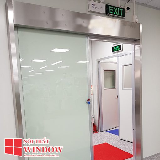Cửa Kính Tự Động Woosungdoor Mở Trượt 1 Cánh T200
