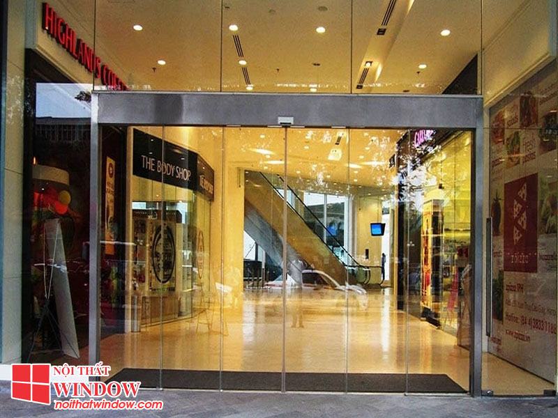 Cửa Kính Tự Động Nhà Hàng