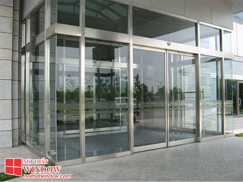 Cửa Kính Tự Động Quán Ăn
